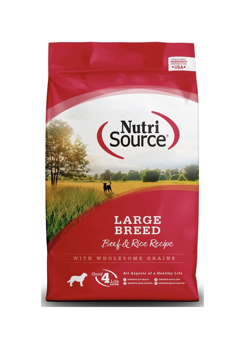 Nutri Source Dry Dog Food - Large Breed Beef &amp; Rice