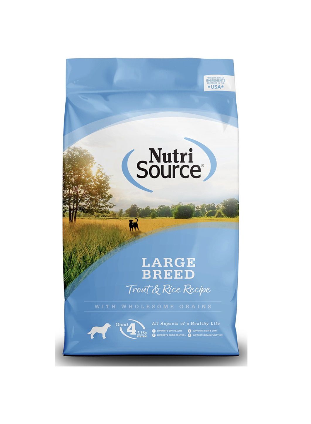 Nutri Source Dry Dog Food - Large Breed Trout &amp; Rice