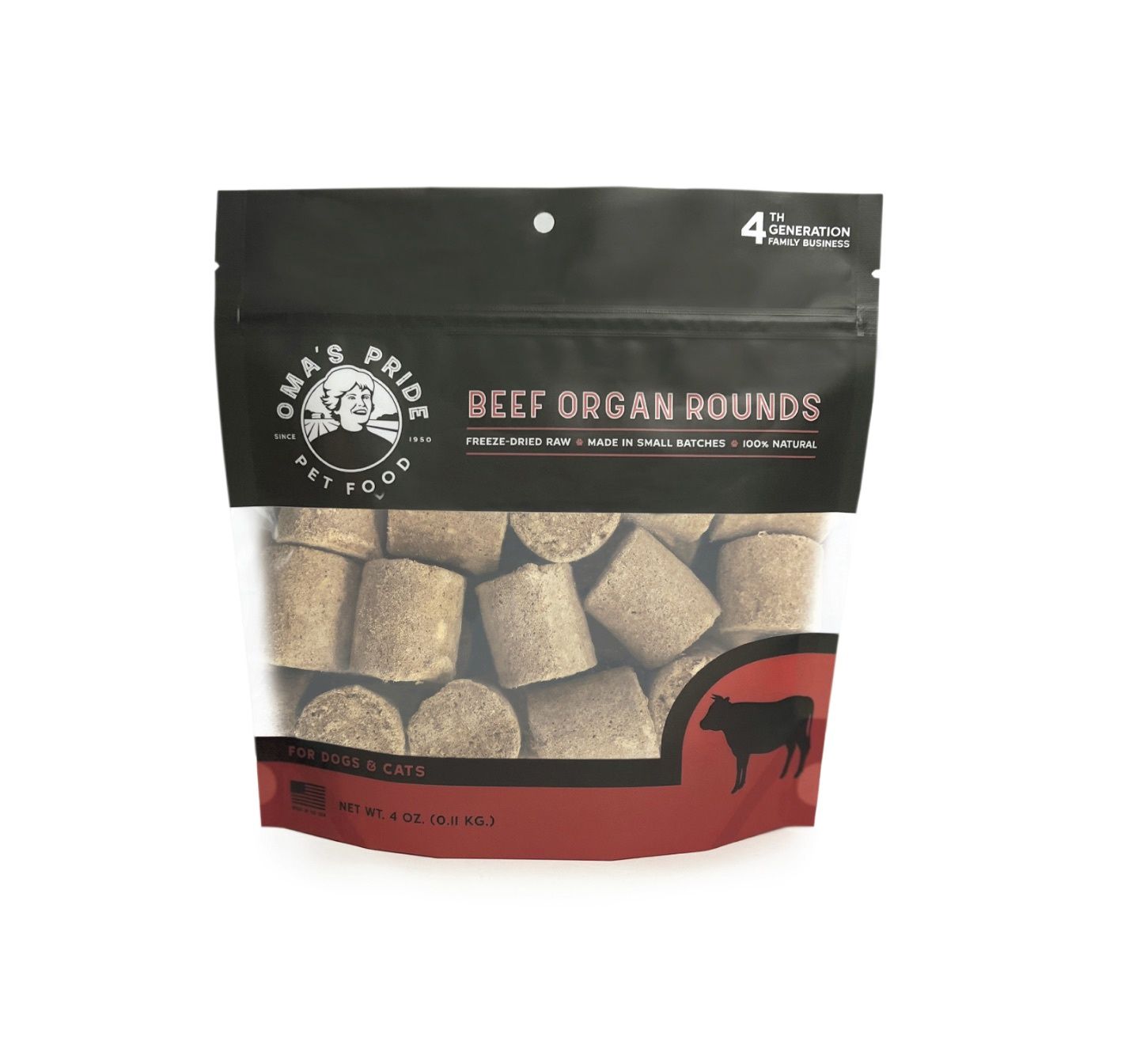 Oma's Pride Beef Organ Rounds