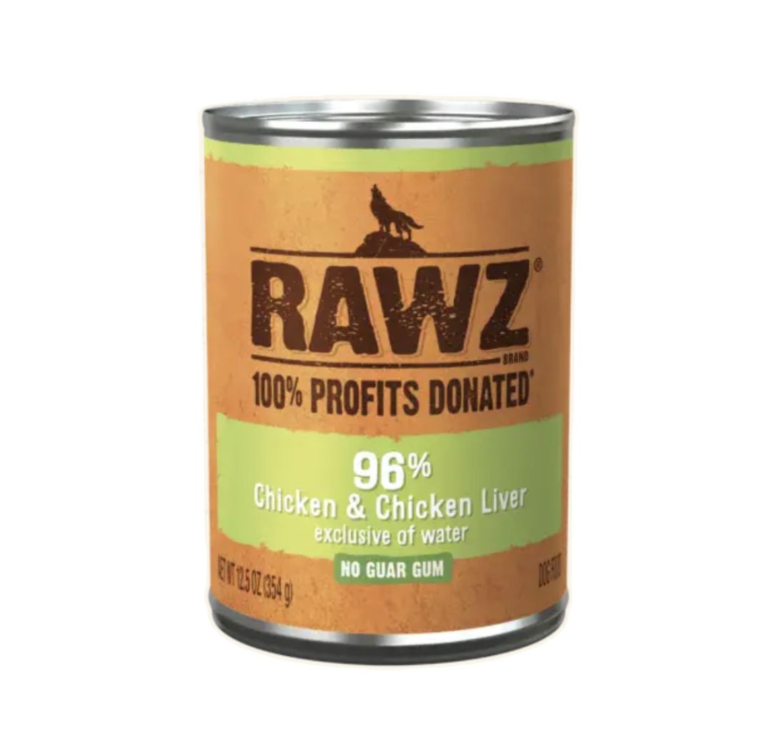 Rawz Wet Dog Food - Chicken &amp; Chicken Liver