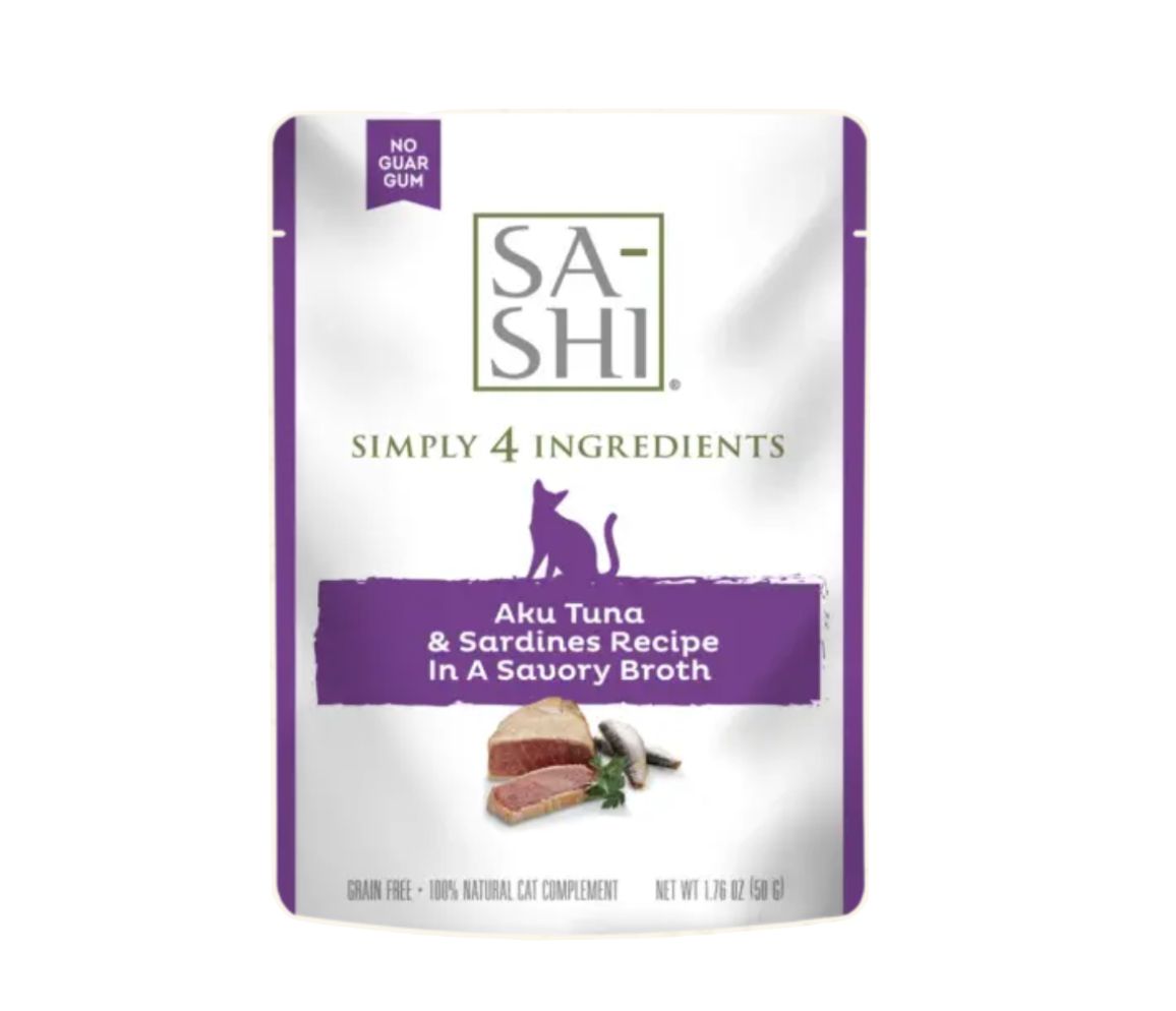 Rawz Wet Cat Food Topper - Sa-Shi Aku Tuna &amp; Sardines