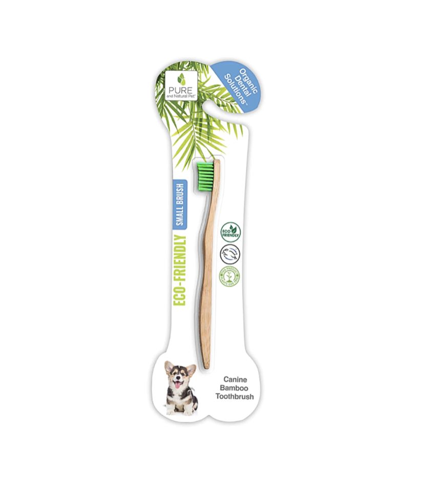 Pure &amp; Natural Pet Bamboo Toothbrush, Size: SM