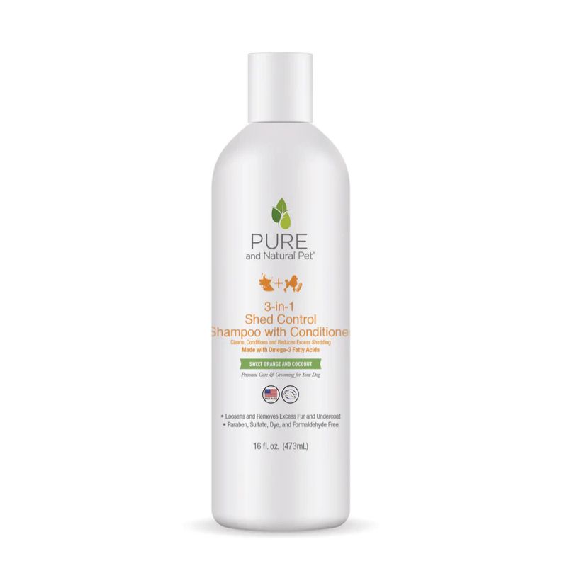 Pure &amp; Natural Pet 3-in-1 Shed Control Shampoo &amp; Conditioner