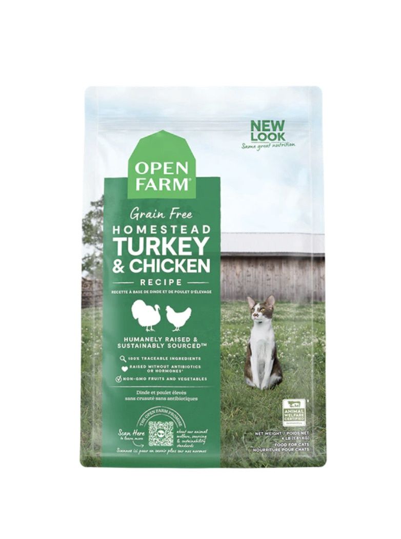 Open Farm Dry Cat Food - Turkey &amp; Chicken