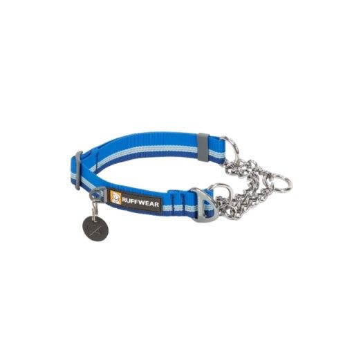 Ruffwear Chain Reaction Martingale Dog Collar - Blue Pool, Size: SM