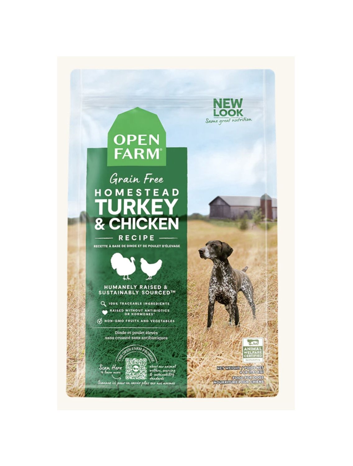 Open Farm Dry Dog Food - Grain Free Turkey &amp; Chicken