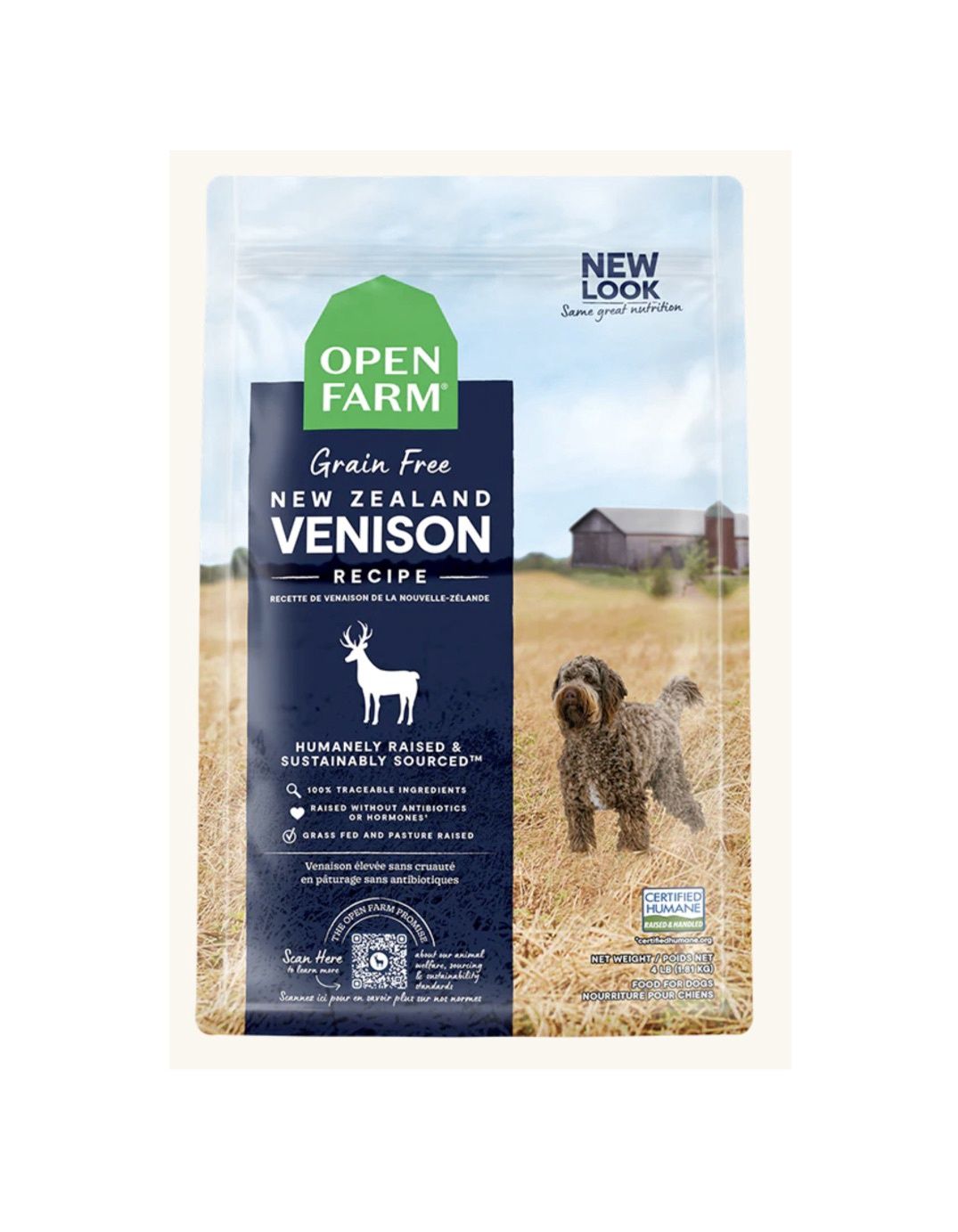 Open Farm Dry Dog Food - Grain Free Venison
