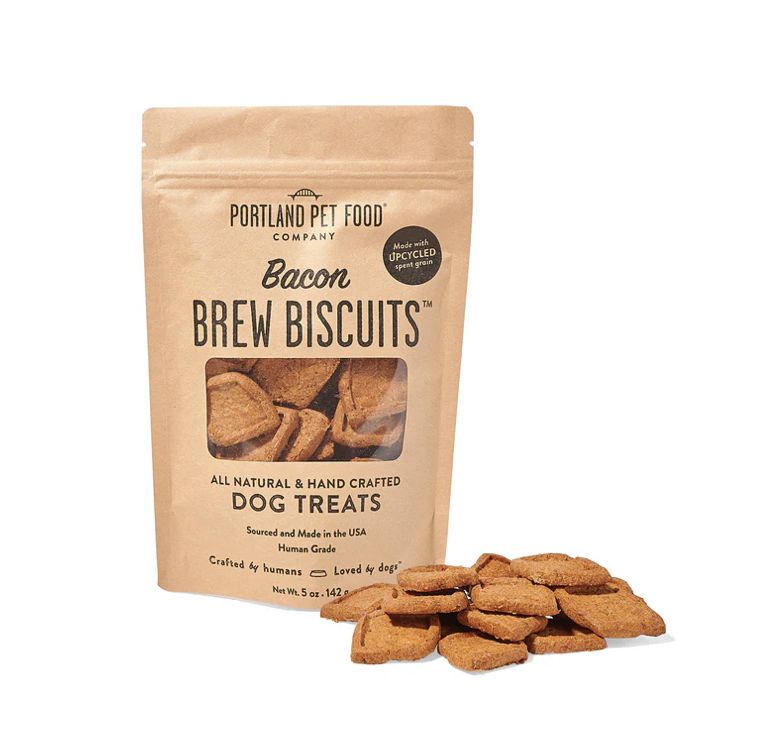 Portland Pet Food Company Dog Brew Biscuits -Bacon