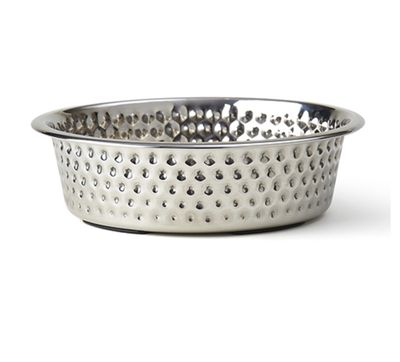 Petrageous Designs Crete Hammered Stainless Steel Bowl