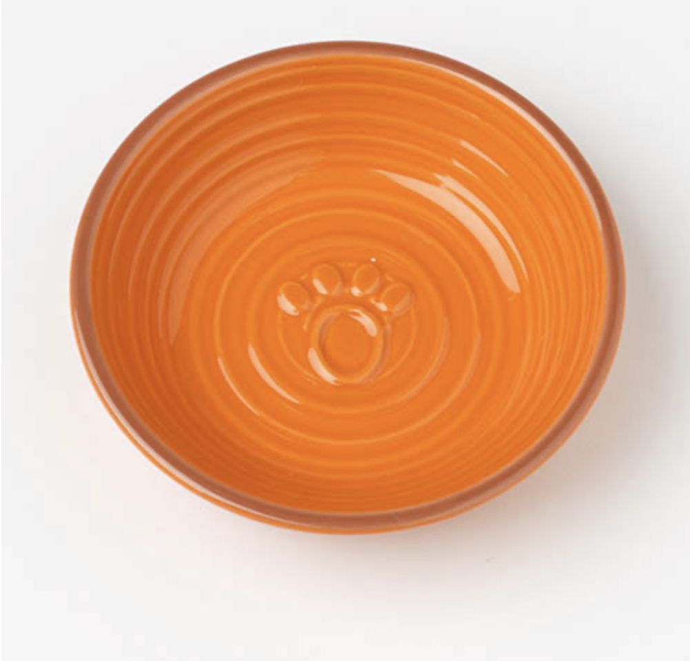 Petrageous Designs Ceramic Bowl - Key West Orange 5"