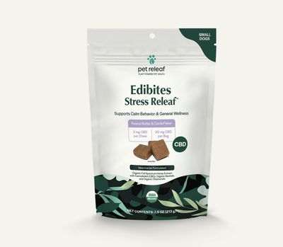 Pet Releaf CBD Bites - Stress Releaf Peanut Butter &amp; Carob