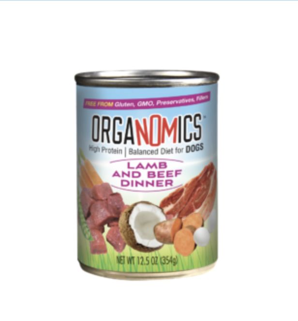 Organomics Wet Dog Food - Lamb &amp; Beef