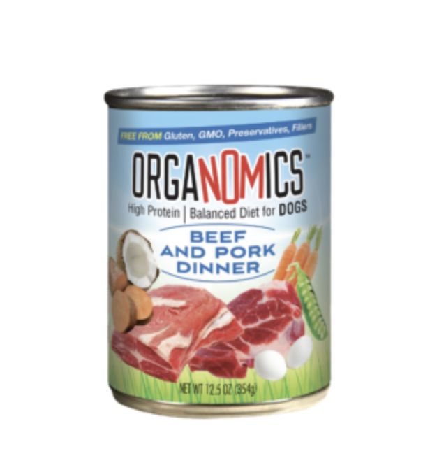 Organomics Wet Dog Food - Beef &amp; Pork