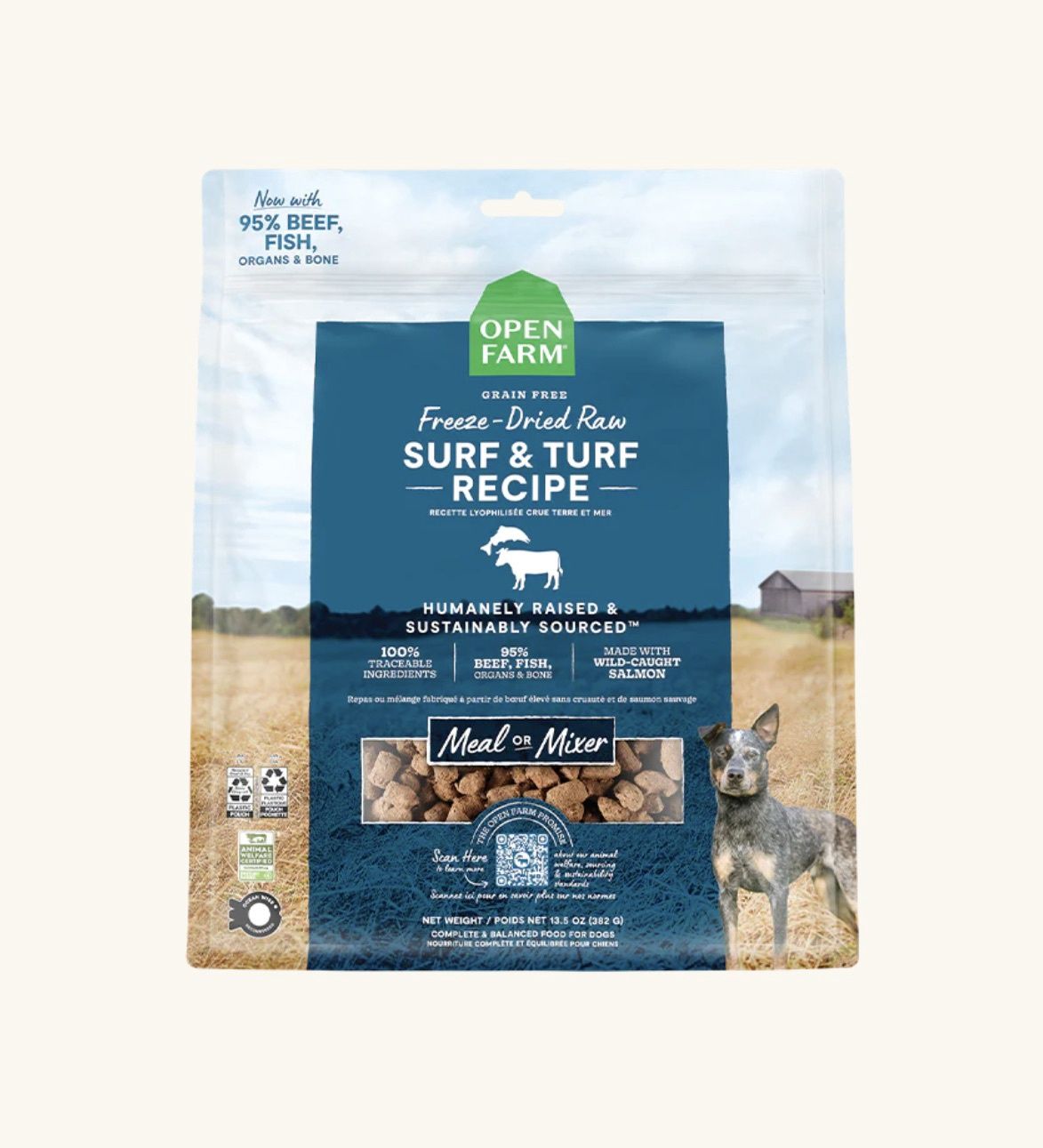Open Farm Freeze Dried Dog Food - Surf &amp; Turf