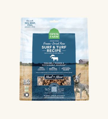 Open Farm Freeze Dried Dog Food - Surf &amp; Turf