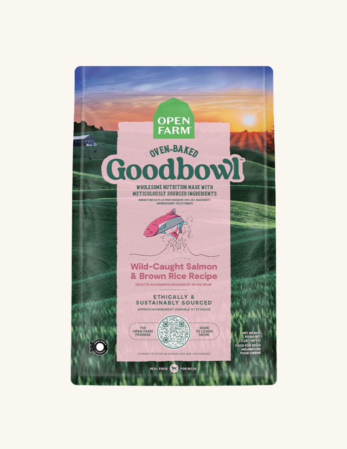 Open Farm Good Bowl Dry Dog Food - Salmon &amp; Brown Rice