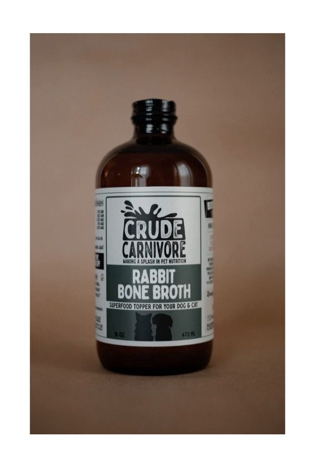 Crude Carnivore Bone Broth - Rabbit
