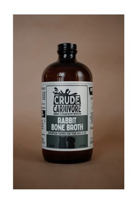 Crude Carnivore Bone Broth - Rabbit