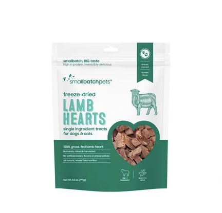 Small Batch Freeze Dried Treats - Lamb Hearts