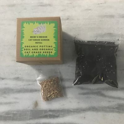Mom's Indoor Cat Organic Cat Grass Refill Kit