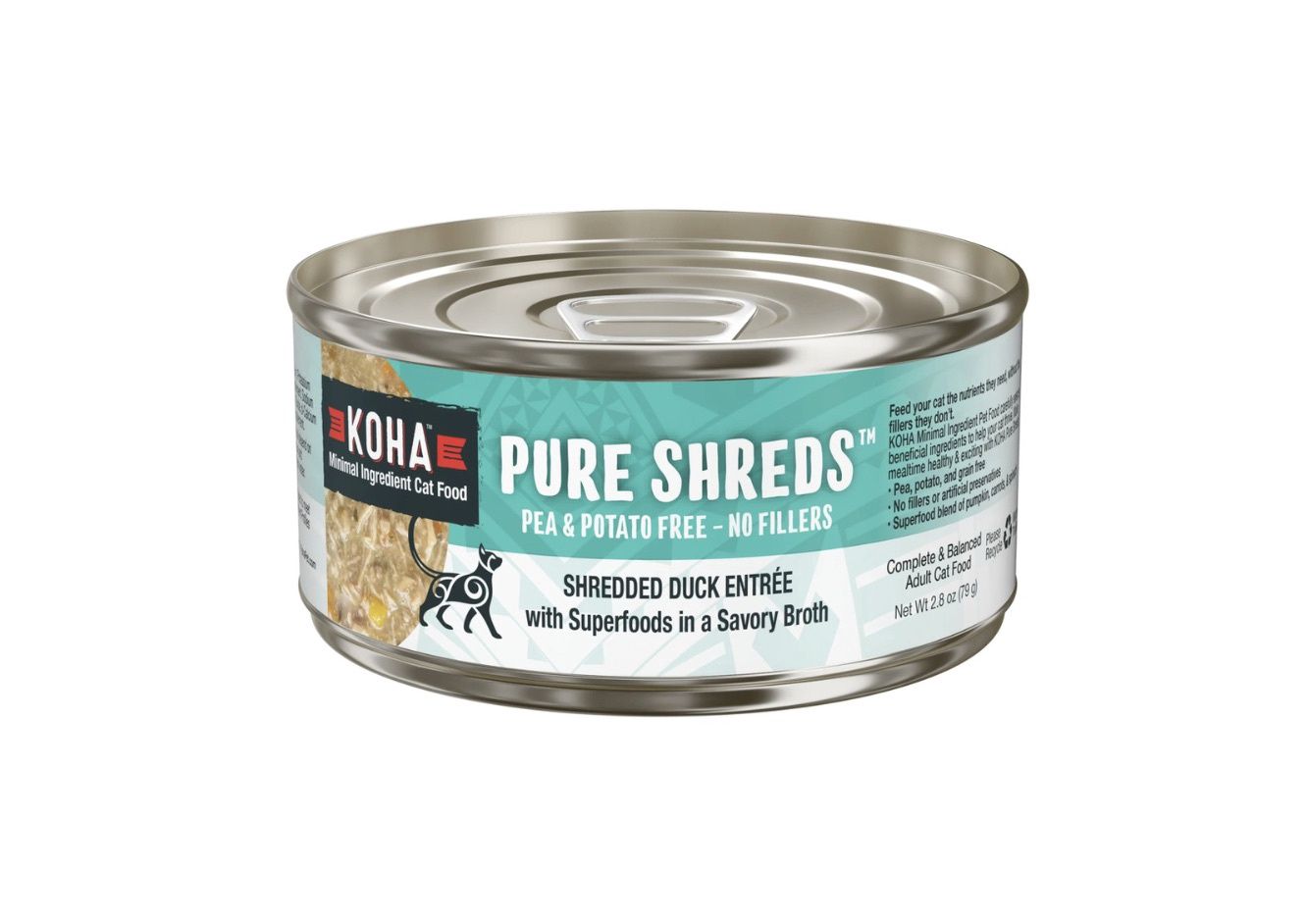 Koha Pure Shreds Wet Cat Food - Duck