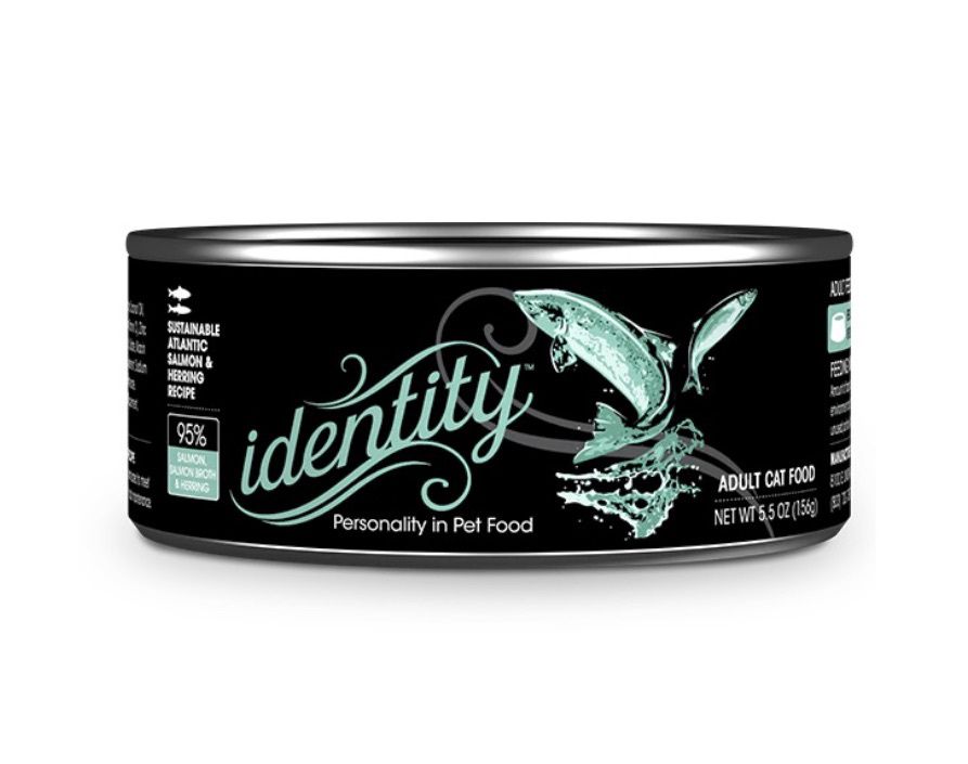 Identity Wet Cat Food - Salmon, Salmon Broth &amp; Herring Pate