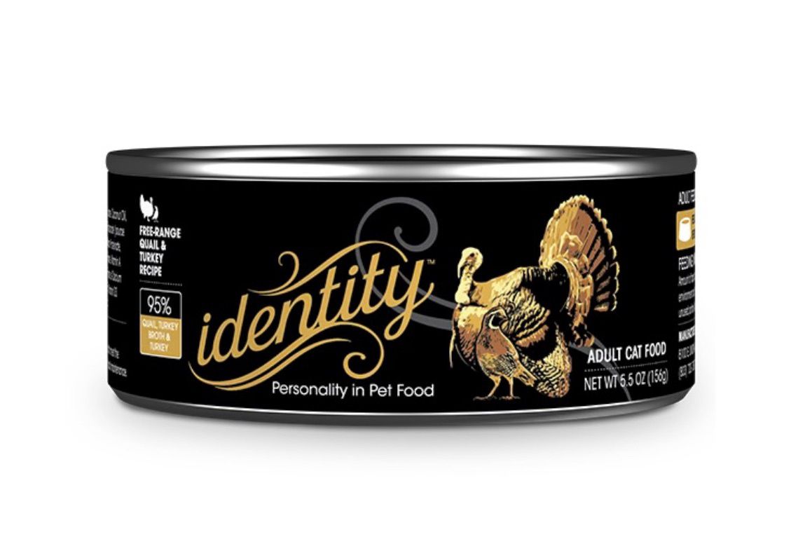 Identity Wet Cat Food - Quail, Turkey Broth &amp; Turkey Pate