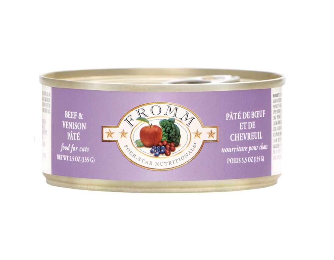 Fromm Four Star Wet Cat Food - Beef &amp; Venison Pate