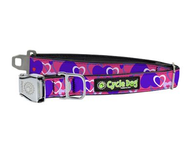 Cycle Dog Collar/Leash - Hearts