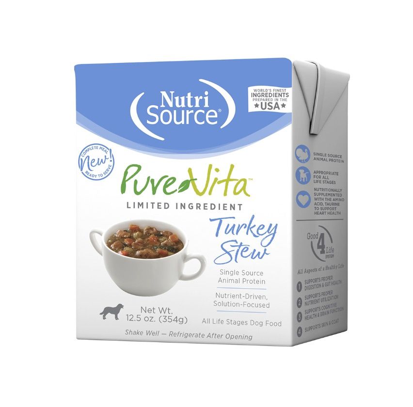 Pure Vita Wet Dog Food - Turkey Stew