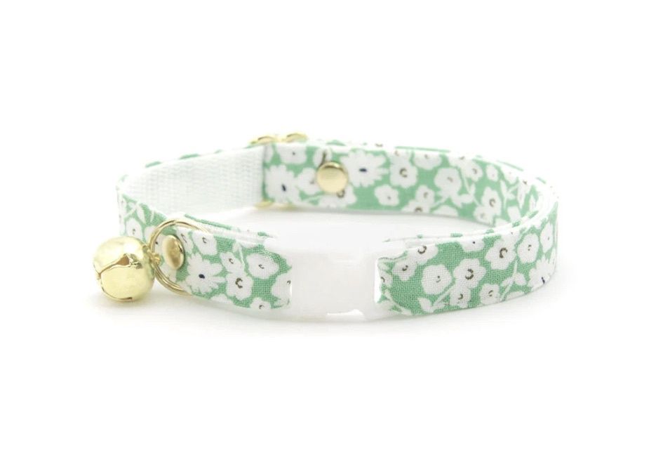 Made By Cleo Cat Collar - Apple Blossom