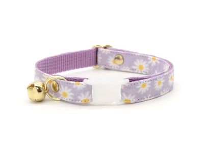 Made By Cleo Cat Collar - Daisies