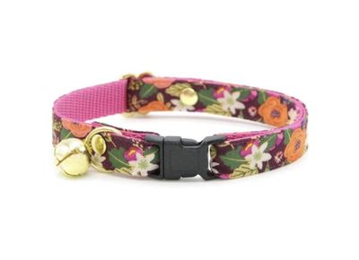 Made By Cleo Cat Collar - Harvest Wine