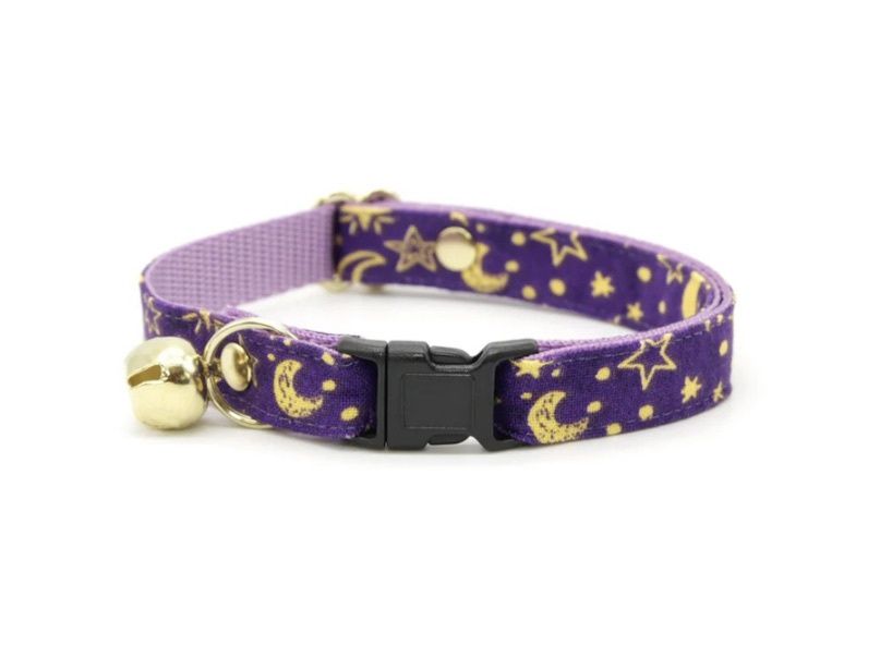 Made By Cleo Cat Collar - Moonlight Purple