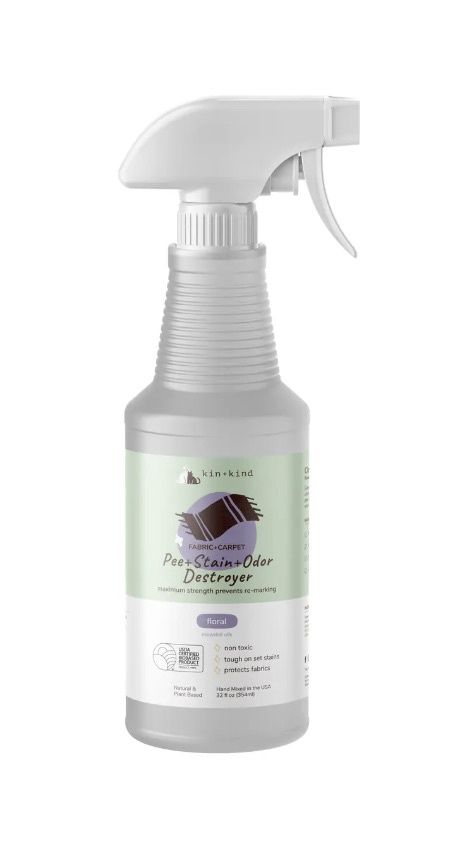 Kin+Kind Pee, Stain &amp; Odor Destroyer - Fabric &amp; Carpet