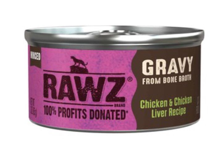 Rawz Wet Cat Food - Minced Chicken &amp; Chicken Liver w/ Gravy