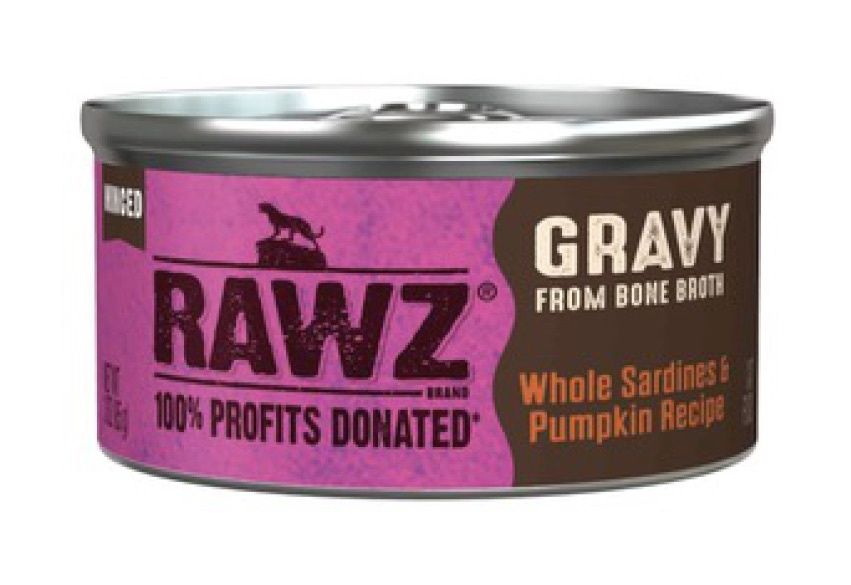 Rawz Wet Cat Food - Minced Sardines &amp; Pumpkin w/ Gravy
