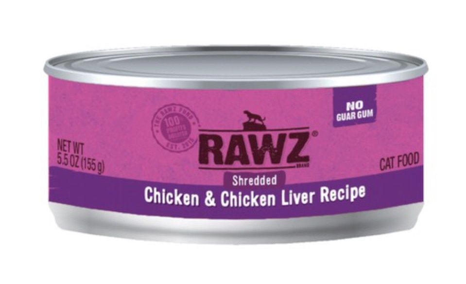 Rawz Wet Cat Food - Shredded Chicken &amp; Chicken Liver