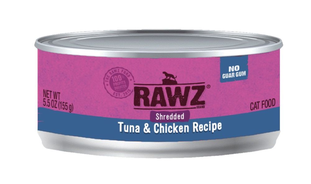 Rawz Wet Cat Food - Shredded Tuna &amp; Chicken