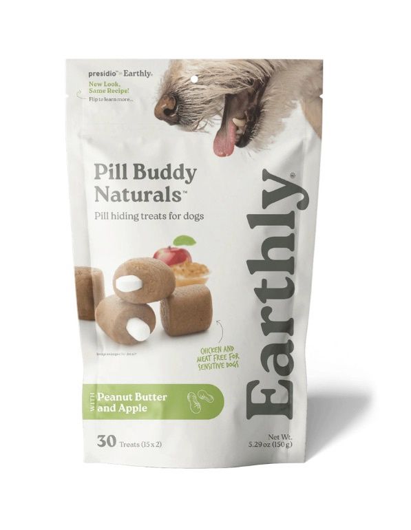 Earthly Pill Buddy Naturals - Peanut Butter &amp; Apple