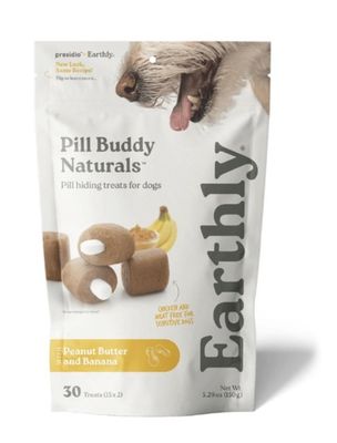 Earthly Pill Buddy Naturals - Peanut Butter &amp; Banana