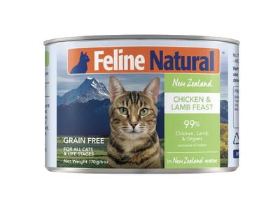 Feline Natural Wet Cat Food - Chicken &amp; Lamb Feast