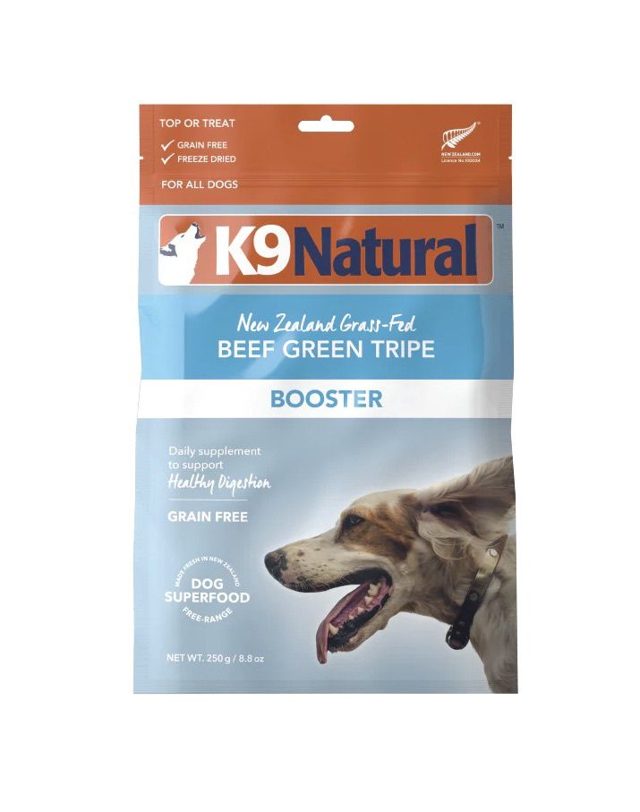 K9 Natural Freeze-Dried Dog Food Topper - Beef Green Tripe Booster