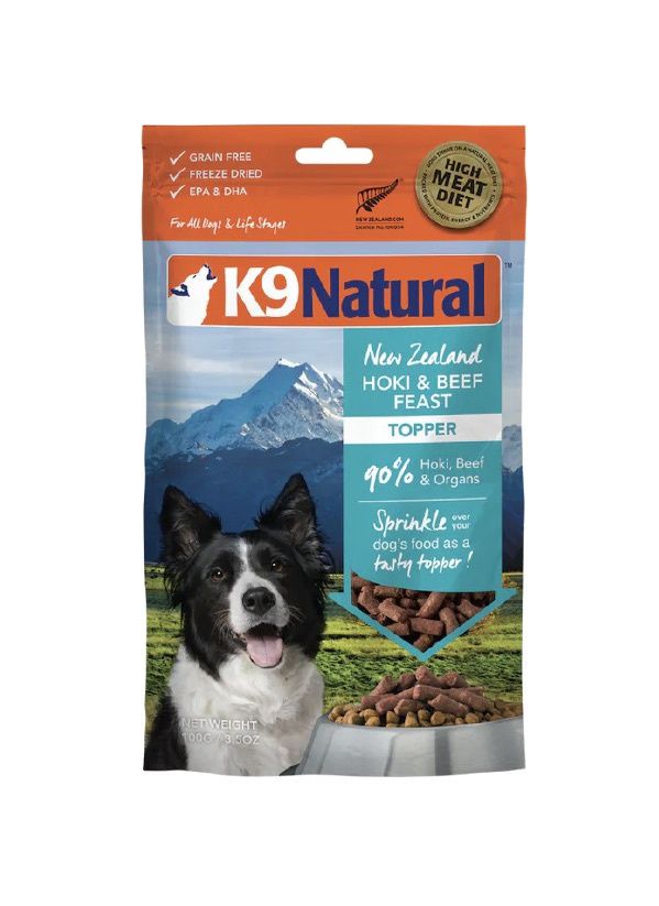 K9 Natural Freeze-Dried Dog Food - Hoki &amp; Beef Feast