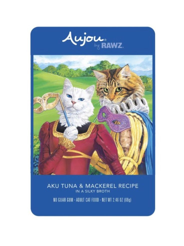 Rawz Aujou Wet Cat Food - Aku Tuna &amp; Mackerel