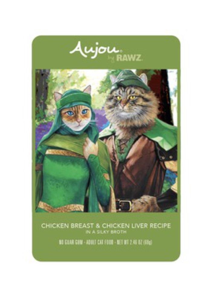 Rawz Aujou Wet Cat Food - Chicken &amp; Chicken Liver