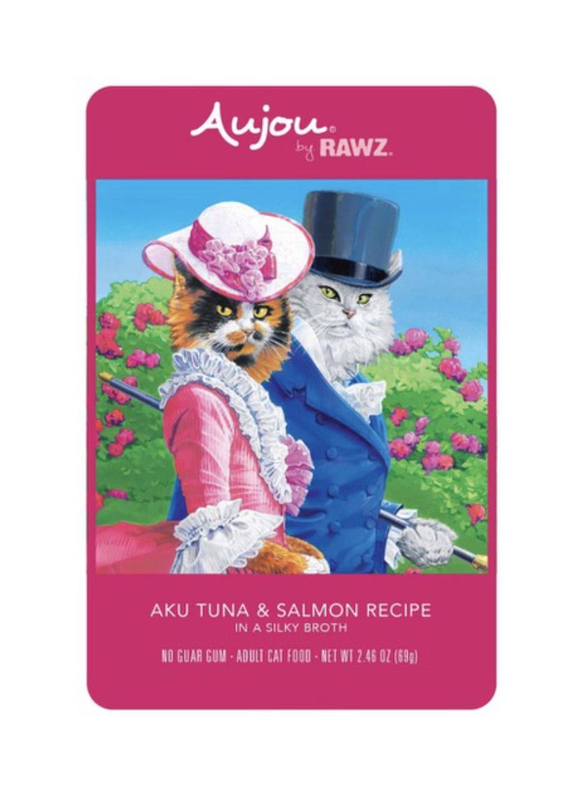 Rawz Aujou Wet Cat Food - Aku Tuna &amp; Salmon