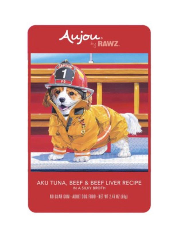 Rawz Aujou Wet Dog Food - Aku Tuna, Beef &amp; Beef Liver