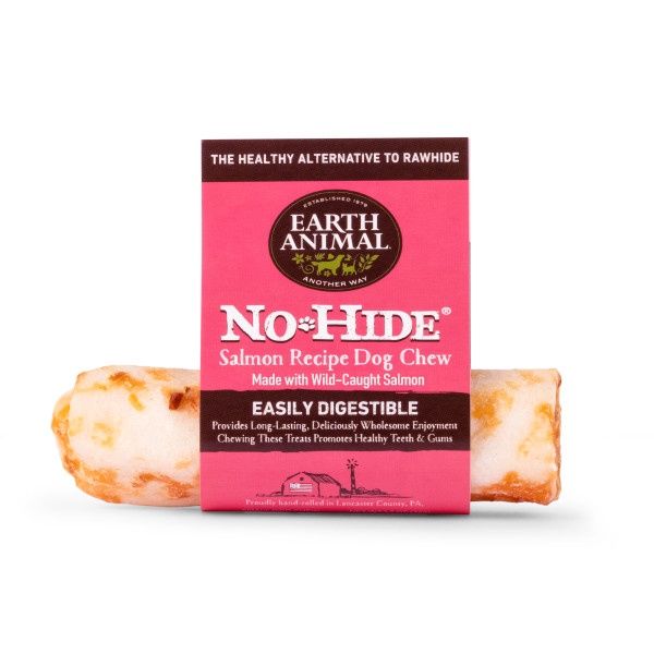 Earth Animal No Hide Chew - Salmon, Size: SM