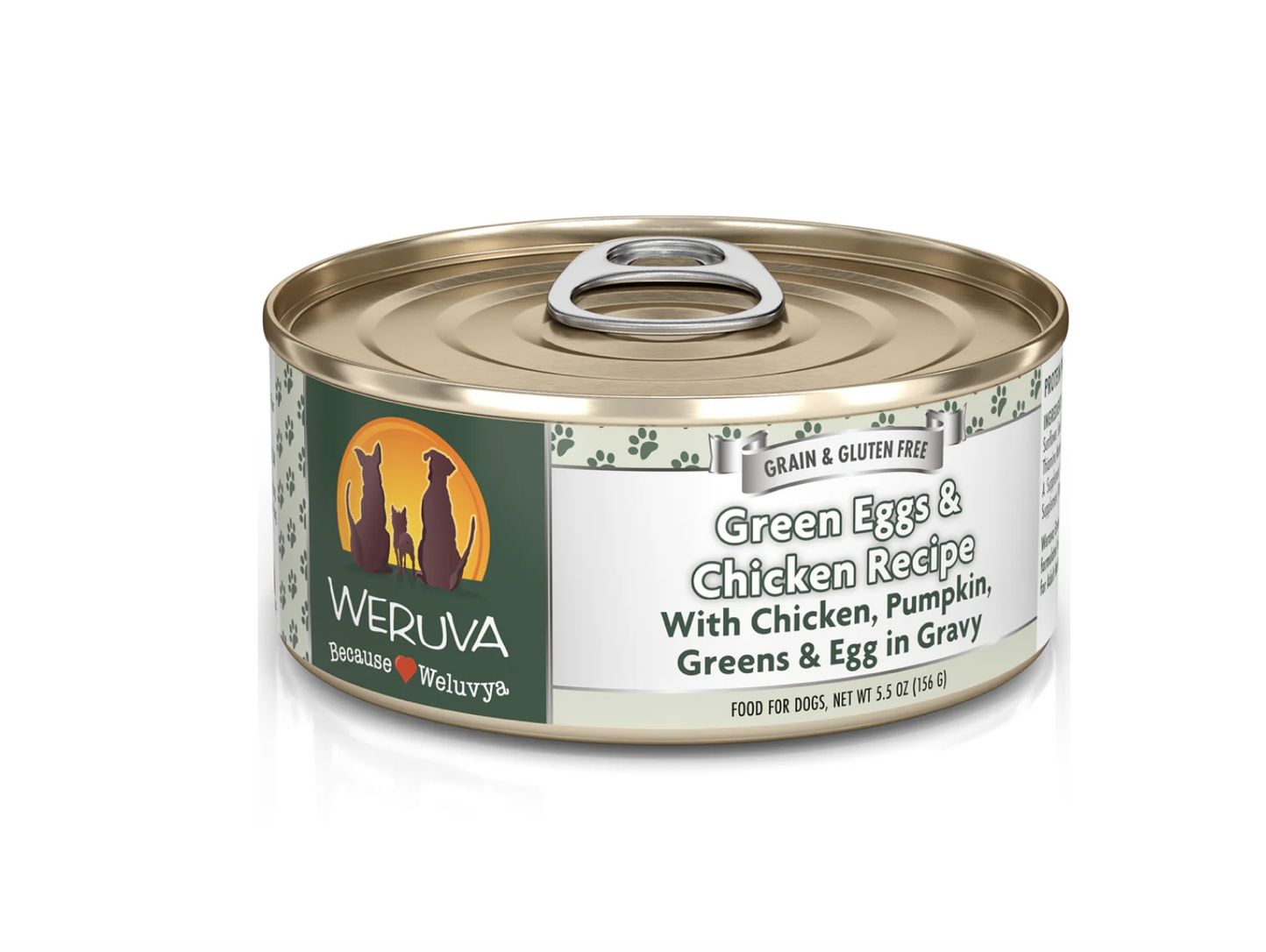Weruva Wet Dog Food - Green Eggs &amp; Chicken, Size: 5.5oz